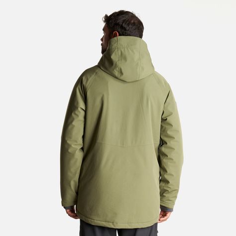 Chaqueta Hombre Andes B-Dry Hoody Jacket Verde Lippi-4