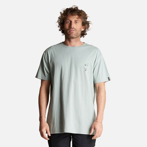 Polera Hombre Atardecer Gris Haka Honu-1