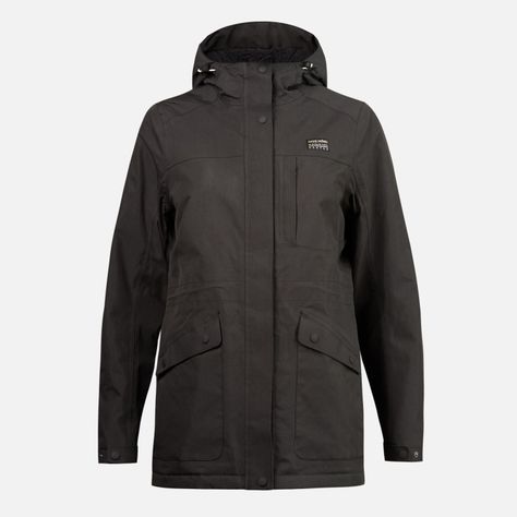 Chaqueta Mujer Yak Negro Haka Honu I23-0