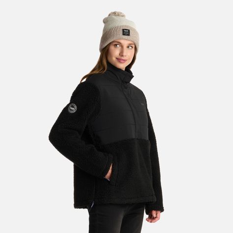 Polar Mujer Glaciar Sherpa-pro 14 Zip Negro Lippi I25-1