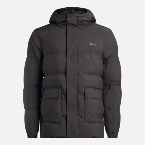 Chaqueta Hombre Long And Warm Steam Pro Hoody Jacket Negro Lippi-0