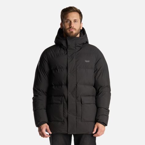 Chaqueta Hombre Long And Warm Steam Pro Hoody Jacket Negro Lippi-1