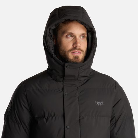 Chaqueta Hombre Long And Warm Steam Pro Hoody Jacket Negro Lippi-5