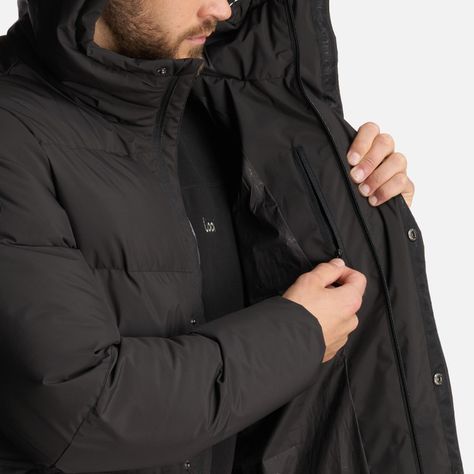 Chaqueta Hombre Long And Warm Steam Pro Hoody Jacket Negro Lippi-8