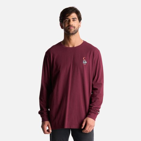 Polera Hombre Norte Sur Burdeo Haka Honu-1
