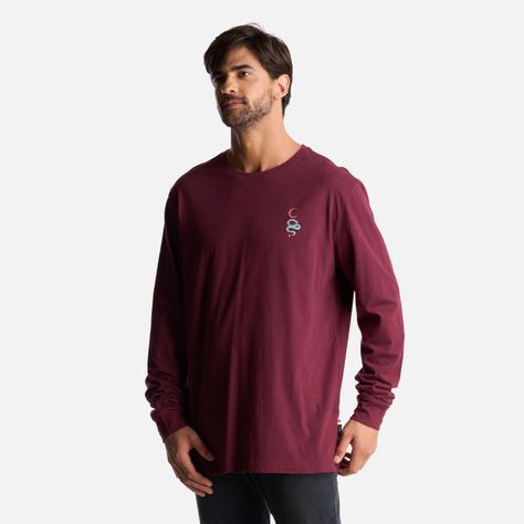 Polera Hombre Norte Sur Burdeo Haka Honu-2