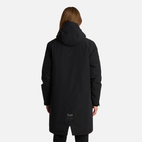 Chaqueta Mujer Mountains Live BDry Down Long Negro Lippi I25-2