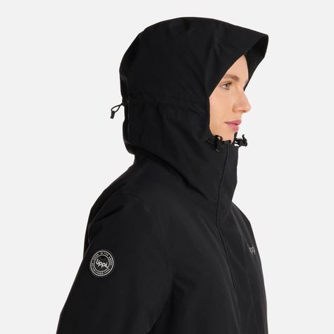 Chaqueta Mujer Mountains Live BDry Down Long Negro Lippi I25-3