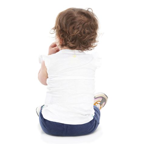 Polera Baby Girl Blossom UV-Stop T-Shirt Blanco Lippi V22-3
