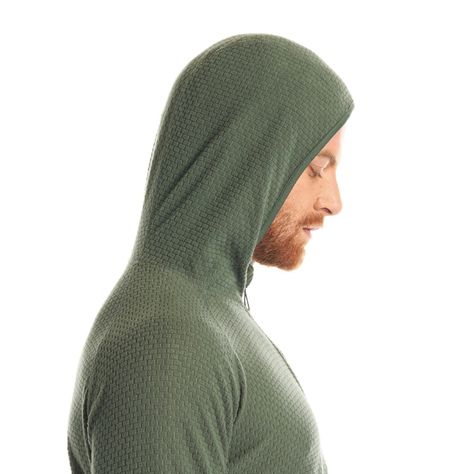 Poleron Hombre Jacaranda Nano-F 14 Zip Hoody Verde Grisaceo Lippi-6