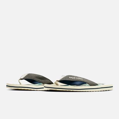Sandalia Hombre Shancla Crema Verde Haka Honu V25-1