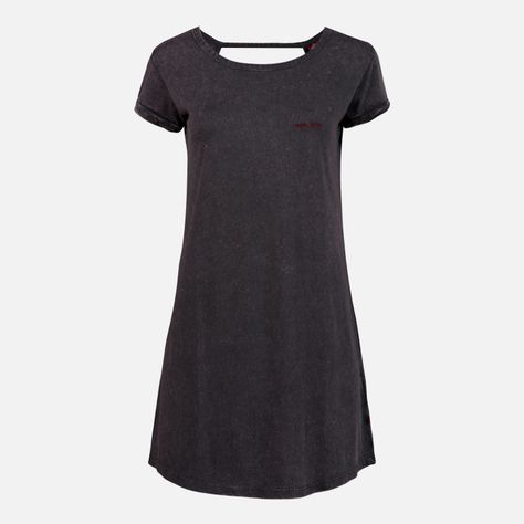 Vestido Mujer Palomita Negro Haka Honu-0