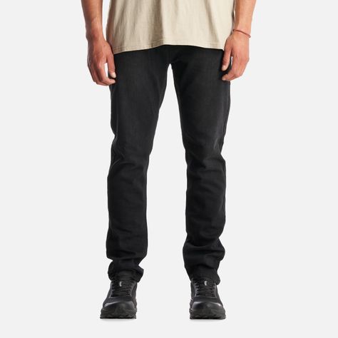 Pantalon Hombre Denim Pants Negro Lippi I23-1