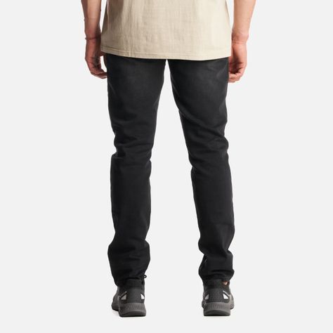 Pantalon Hombre Denim Pants Negro Lippi I23-3
