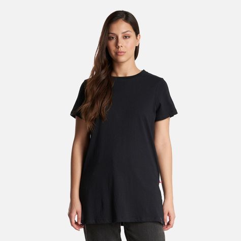 Polera Mujer Natural Negro Haka Honu-1