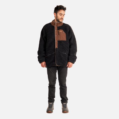 Chaqueta Hombre Zip-porrito Negro Haka Honu I22-6