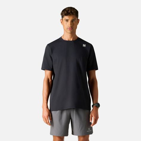 Polera Hombre Tempo T-Shirt Negro Vulcano-0