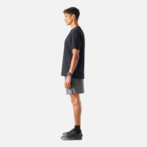 Polera Hombre Tempo T-Shirt Negro Vulcano-2