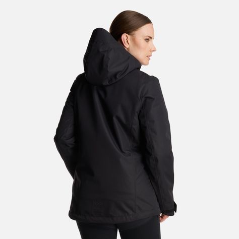 Chaqueta Mujer Tres Cruces Fusion-3 Hoody Jacket Negro Lippi I24-4