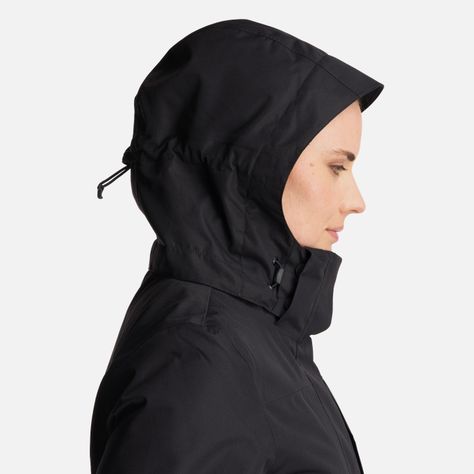 Chaqueta Mujer Tres Cruces Fusion-3 Hoody Jacket Negro Lippi I24-6