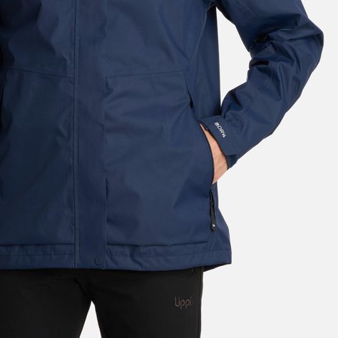 Chaqueta Hombre Blizzard B-Dry Hoody Azul Marino Lippi I25-4
