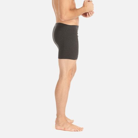 Ropa Interior Hombre Pack Skintec Seamless Boxer Negro y Gris Oscuro Lippi-3