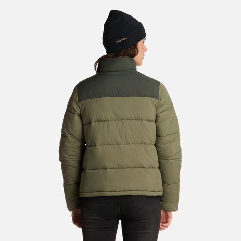 Chaqueta Mujer Aislada Verde Oliva Haka Honu I25-2