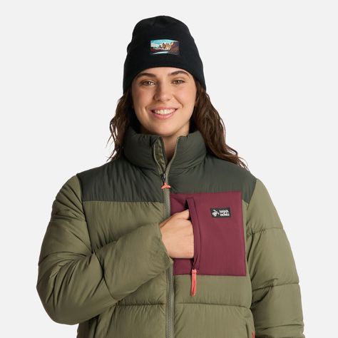 Chaqueta Mujer Aislada Verde Oliva Haka Honu I25-3
