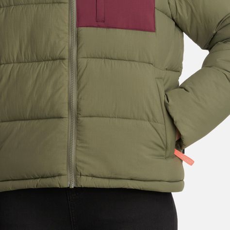 Chaqueta Mujer Aislada Verde Oliva Haka Honu I25-4