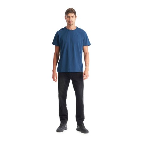 Polera Hombre Liquen Azul Marino Geography-4
