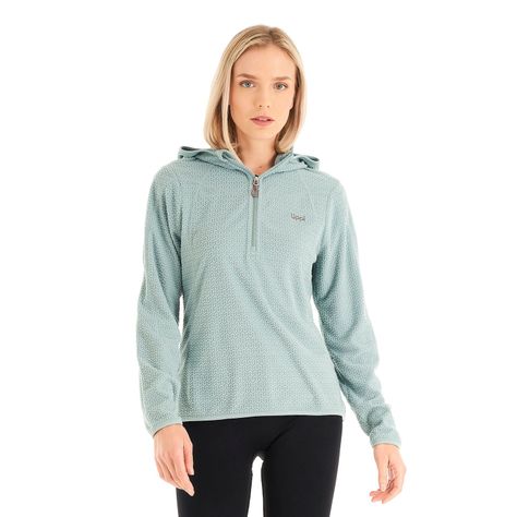 Poleron Mujer Jacaranda Nano-F 14 Zip Hoody Jade Lippi V23-1
