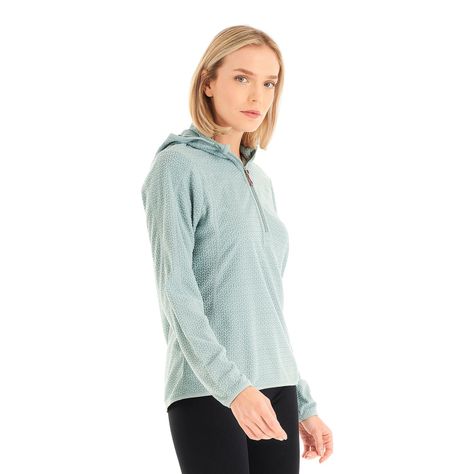 Poleron Mujer Jacaranda Nano-F 14 Zip Hoody Jade Lippi V23-2