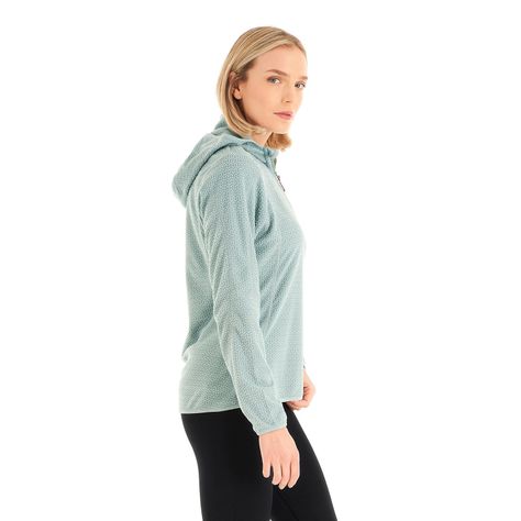 Poleron Mujer Jacaranda Nano-F 14 Zip Hoody Jade Lippi V23-3