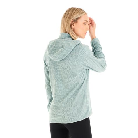 Poleron Mujer Jacaranda Nano-F 14 Zip Hoody Jade Lippi V23-4