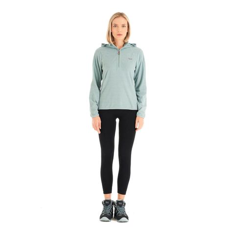 Poleron Mujer Jacaranda Nano-F 14 Zip Hoody Jade Lippi V23-8