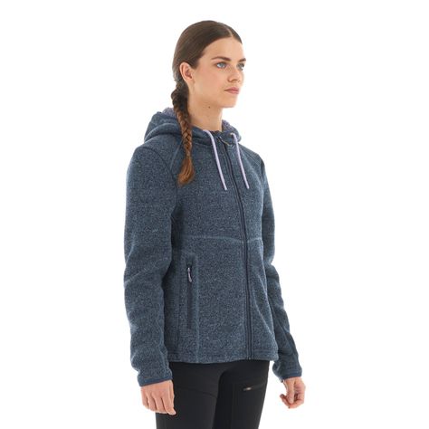 Polar Mujer Sense Blend-Pro Hoody Jacket Melange Blue Lippi-2