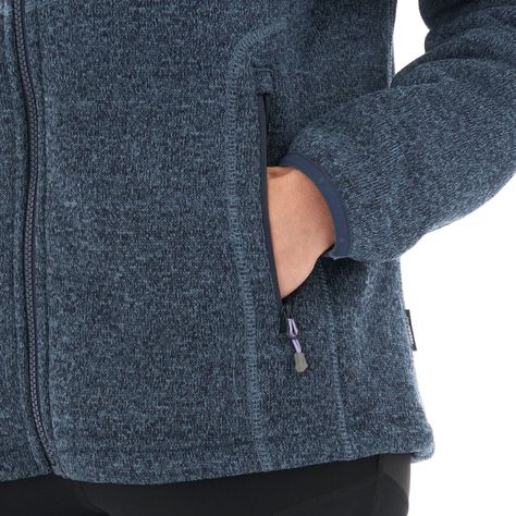 Polar Mujer Sense Blend-Pro Hoody Jacket Melange Blue Lippi-7