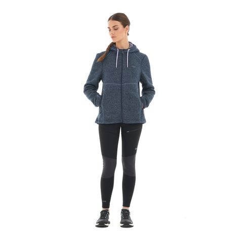 Polar Mujer Sense Blend-Pro Hoody Jacket Melange Blue Lippi-8