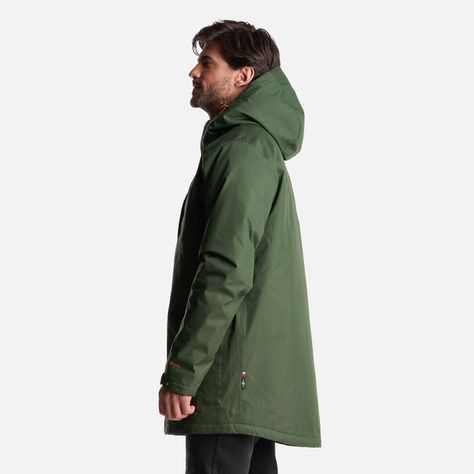 Chaqueta Hombre Yak Verde Militar Haka Honu-3