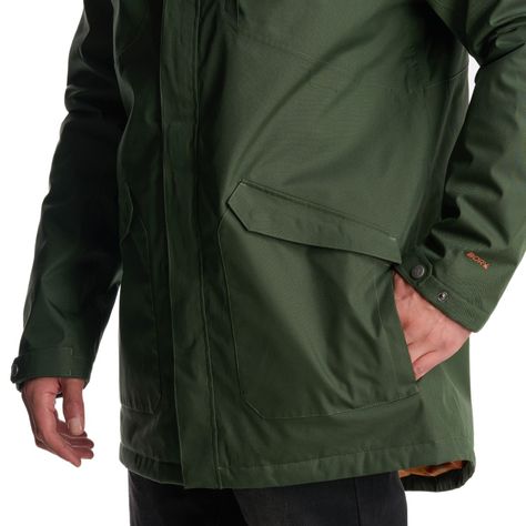 Chaqueta Hombre Yak Verde Militar Haka Honu-8
