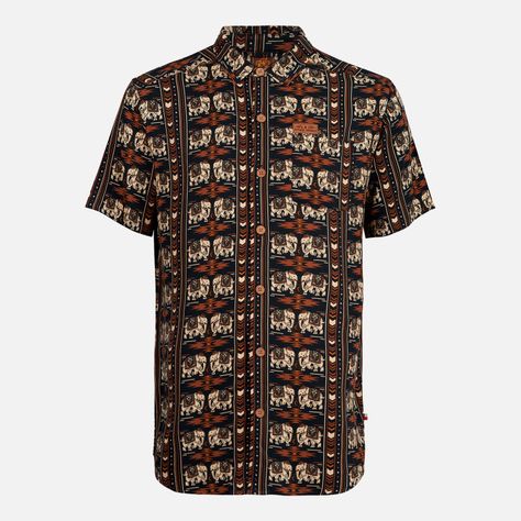 Camisa Hombre Good Karma Full Print Negro Haka Honu-0