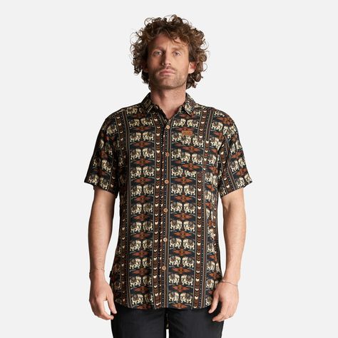 Camisa Hombre Good Karma Full Print Negro Haka Honu-1
