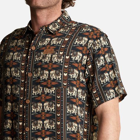 Camisa Hombre Good Karma Full Print Negro Haka Honu-4