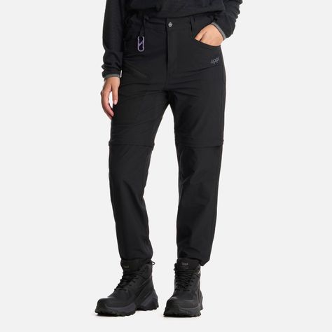 Pantalón Teen Girl Lennox Q-dry Mix-2 Pants Negro Lippi I25-0