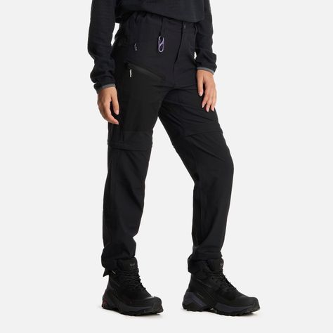 Pantalón Teen Girl Lennox Q-dry Mix-2 Pants Negro Lippi I25-1