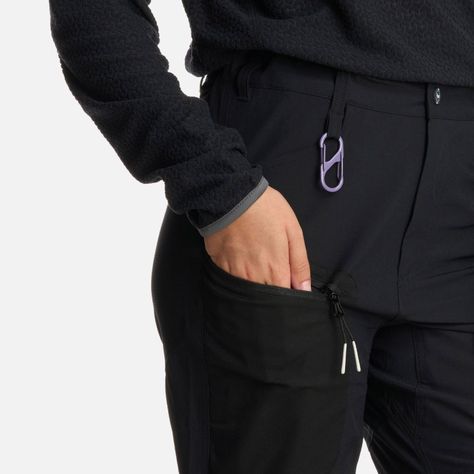 Pantalón Teen Girl Lennox Q-dry Mix-2 Pants Negro Lippi I25-3