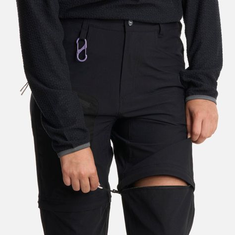 Pantalón Teen Girl Lennox Q-dry Mix-2 Pants Negro Lippi I25-4