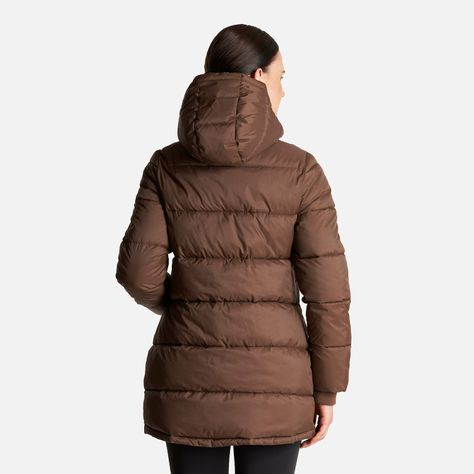 Chaqueta Mujer Long Line Steam Pro Hoody Jacket Café Lippi-4