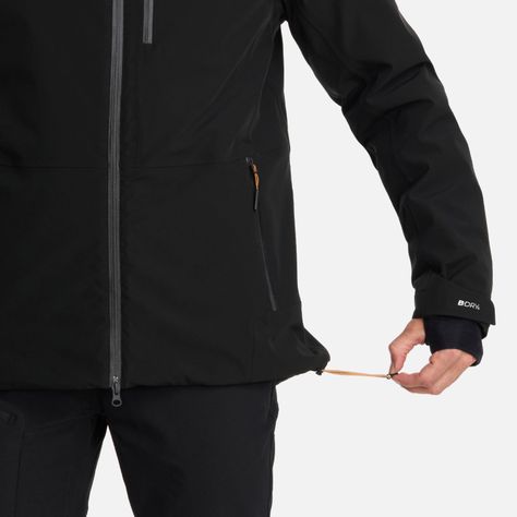 Chaqueta Hombre Snow Valley B-Dry Jacket Negro Lippi I25-6