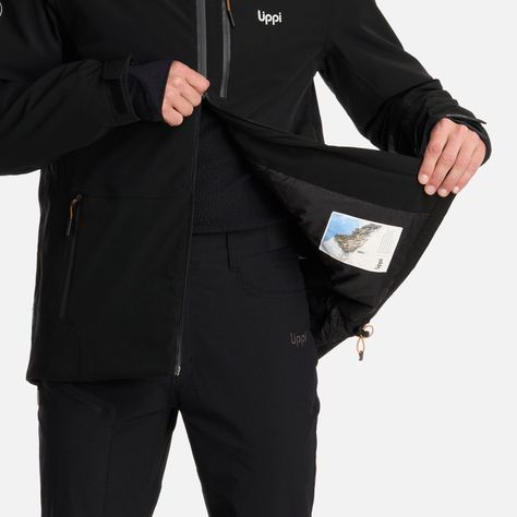 Chaqueta Hombre Snow Valley B-Dry Jacket Negro Lippi I25-7